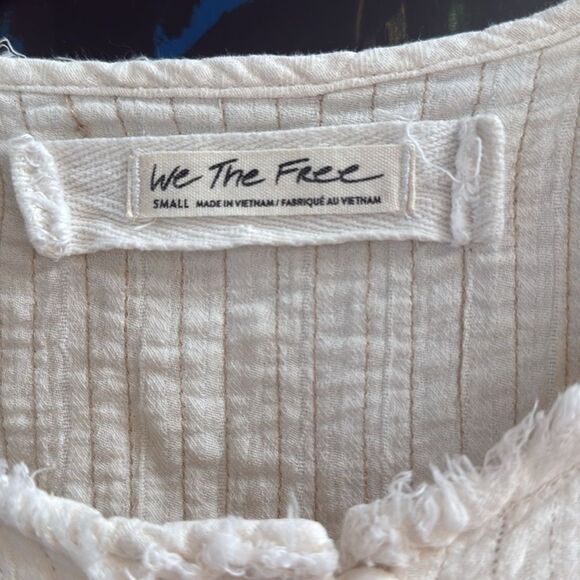 Free People Sand Dune Henley Top Small - Picture 7 of 9